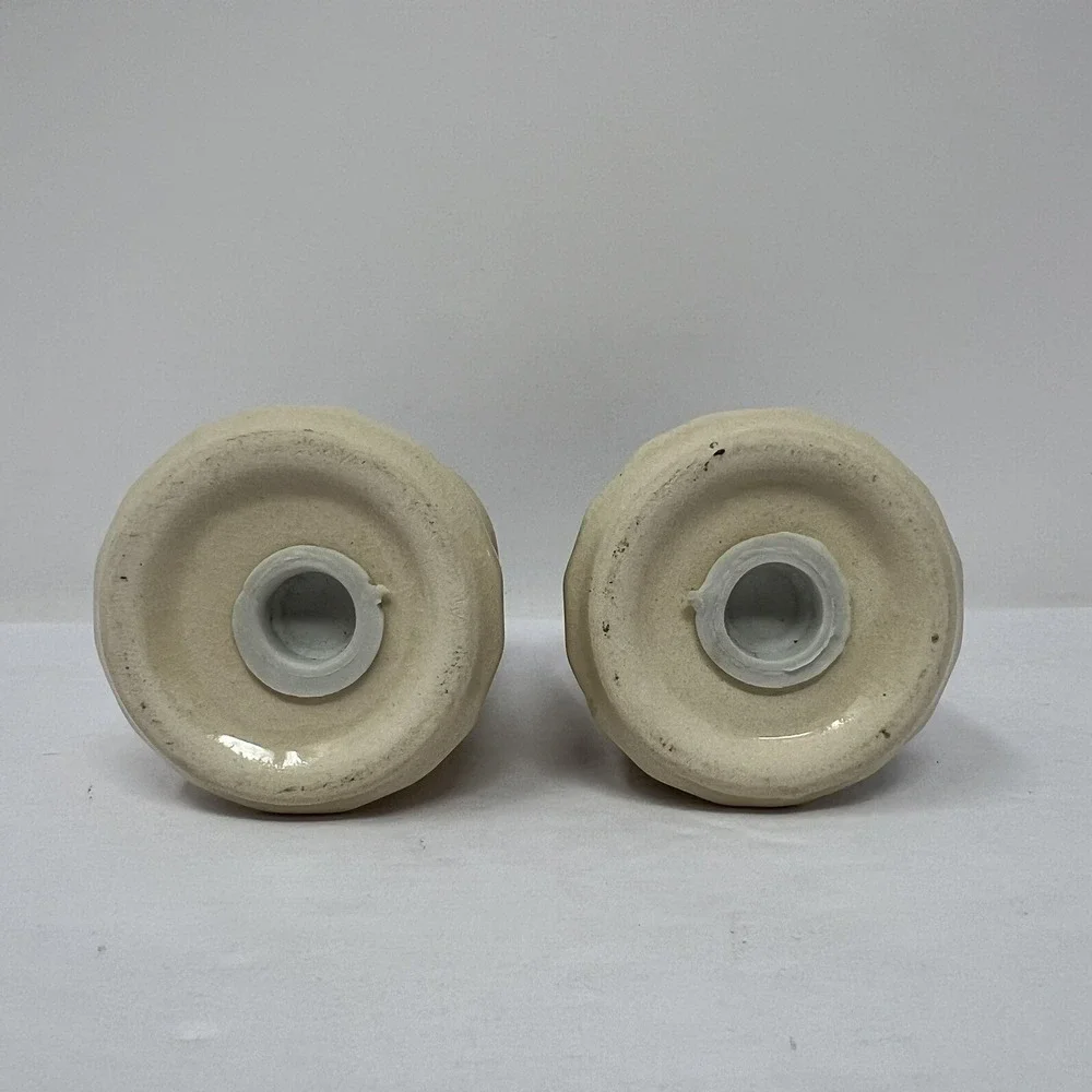 Vintage California Pottery Ceramic Salt n Pepper Shakers 3